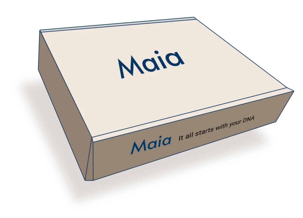 Maia at-home testing kit